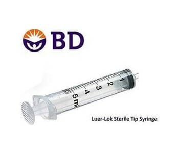 BD Luer Lock 5ml Syringe