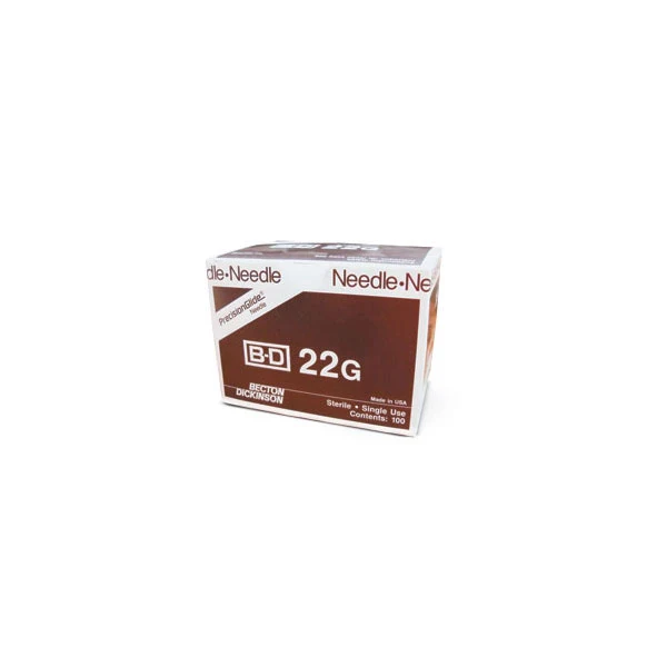 BD PrecisionGlide 22G 1" Needle