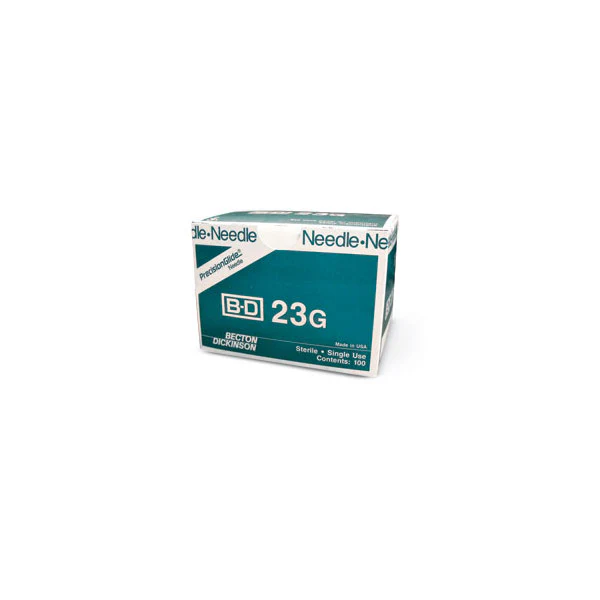BD PrecisionGlide 23g 1 1/4” Needle