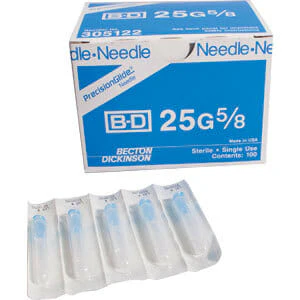 BD PrecisionGlide 25g 5/8" Needle