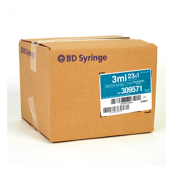 BD PrecisionGlide 3ml Syringe With 23G 1" Needle