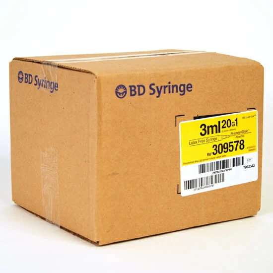 BD PrecisionGlide 3ml Syringe With 20G 1" Needle