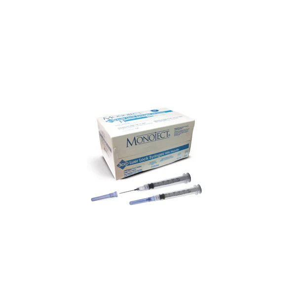 Covidien Medical Monoject 3cc Syringe With 21G 1" Needle
