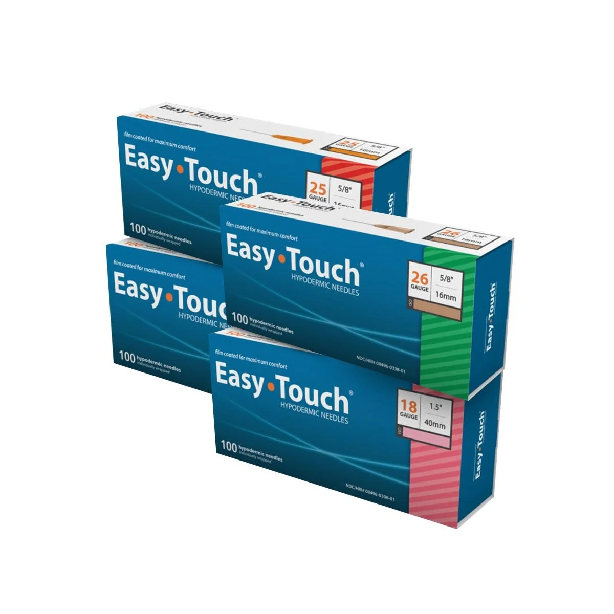 EasyTouch Hypodermic Needles - Box of 100