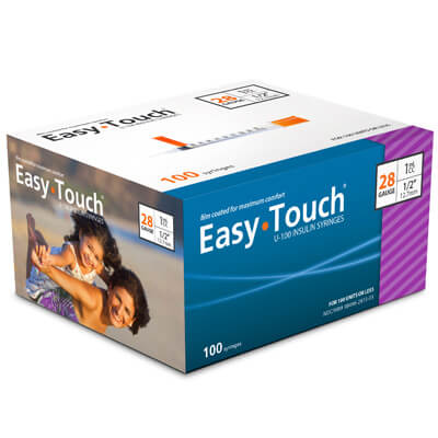 EasyTouch U-100 Insulin Syringes (Box of 100) - Image 3
