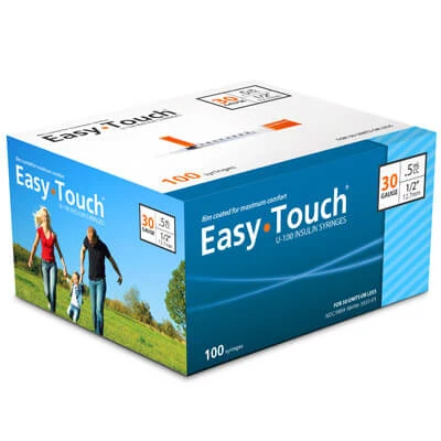 EasyTouch U-100 Insulin Syringes (Box of 100) - Image 6